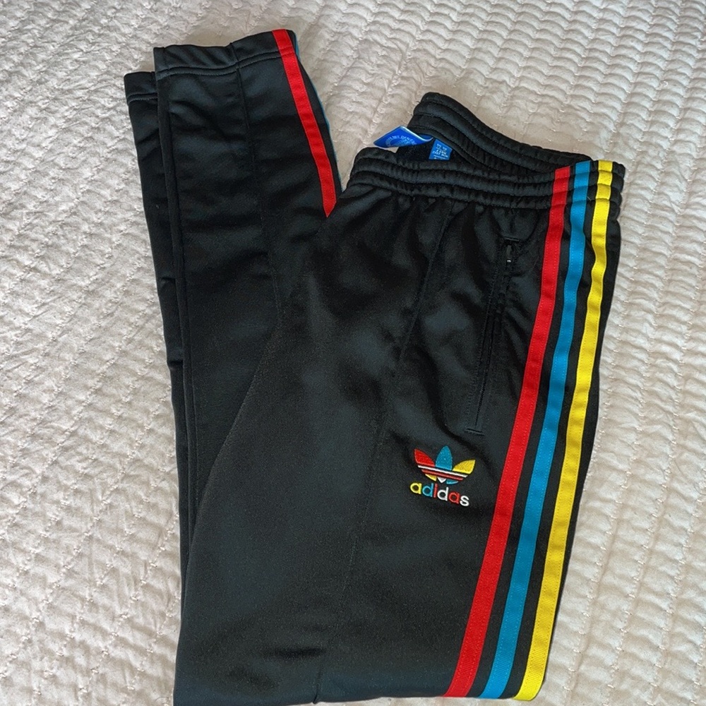Adidas 3 Stripe track pants